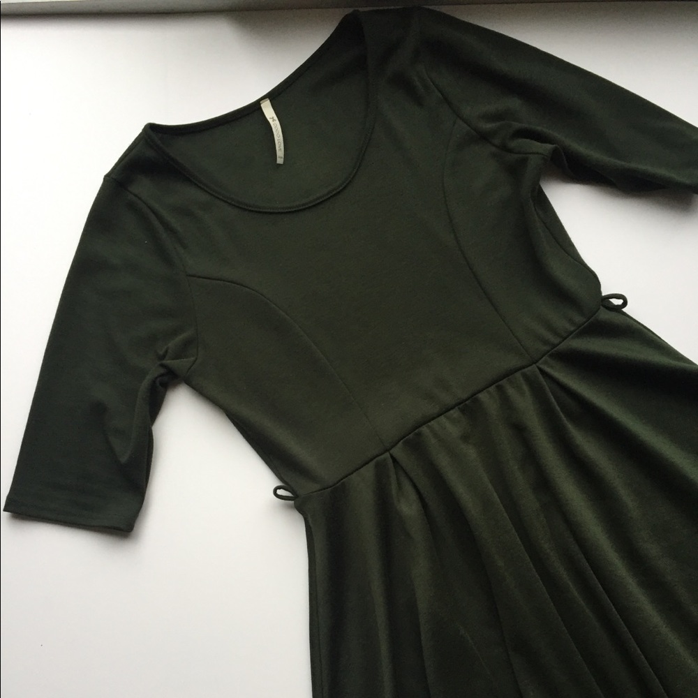Olive Green Dress